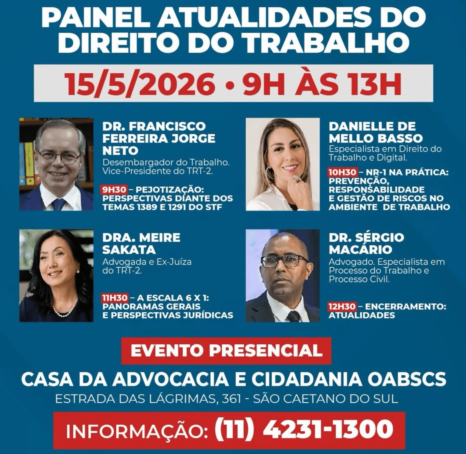 Painel Atualidades do Direito do Trabalho