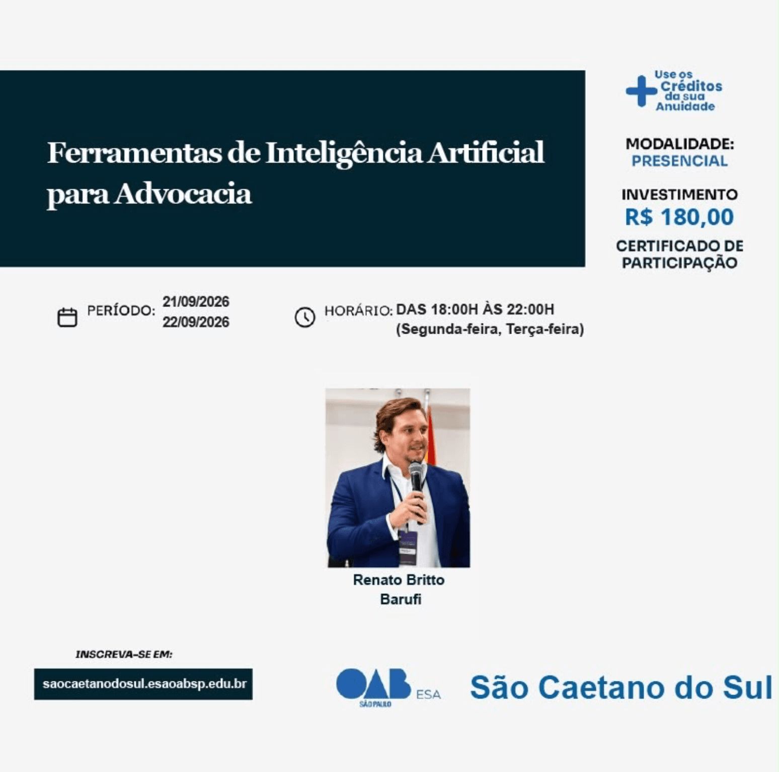 📙 ESA SCS: Ferramentas de Inteligência Artificial para Advocacia